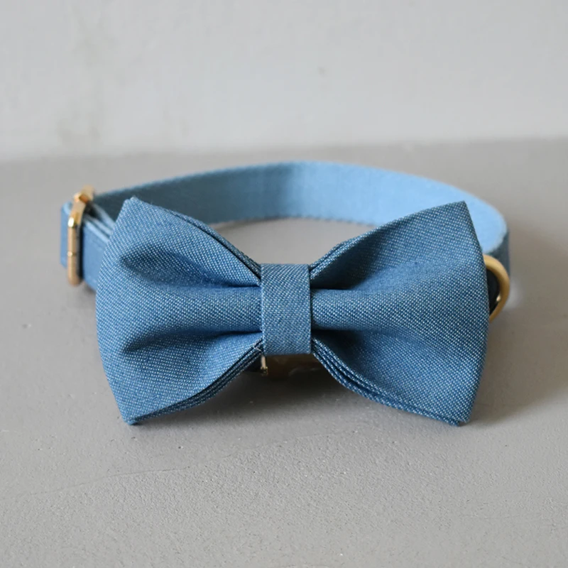 Бесплатная гравировка лук собачий ошейник Лабрадор бык бант для домашних