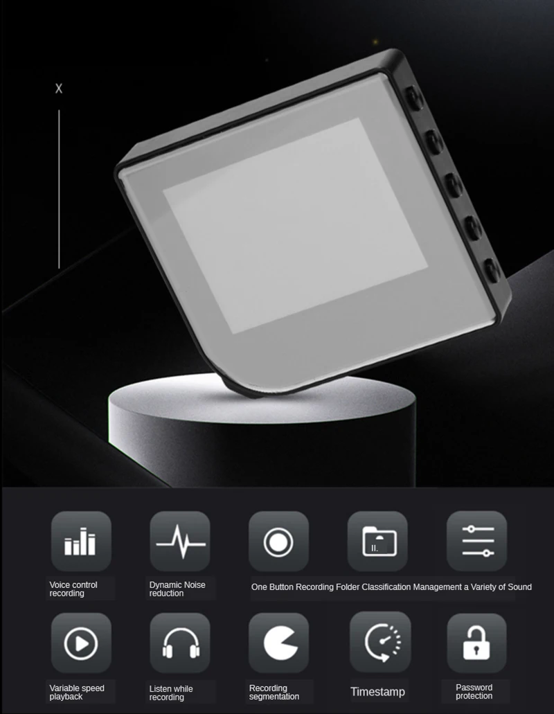 128G мини Mp3 2 4 дюймов Портативный mp3 HIFI музыкальный плеер для бега спорта DSF FLAC AIFF TTA