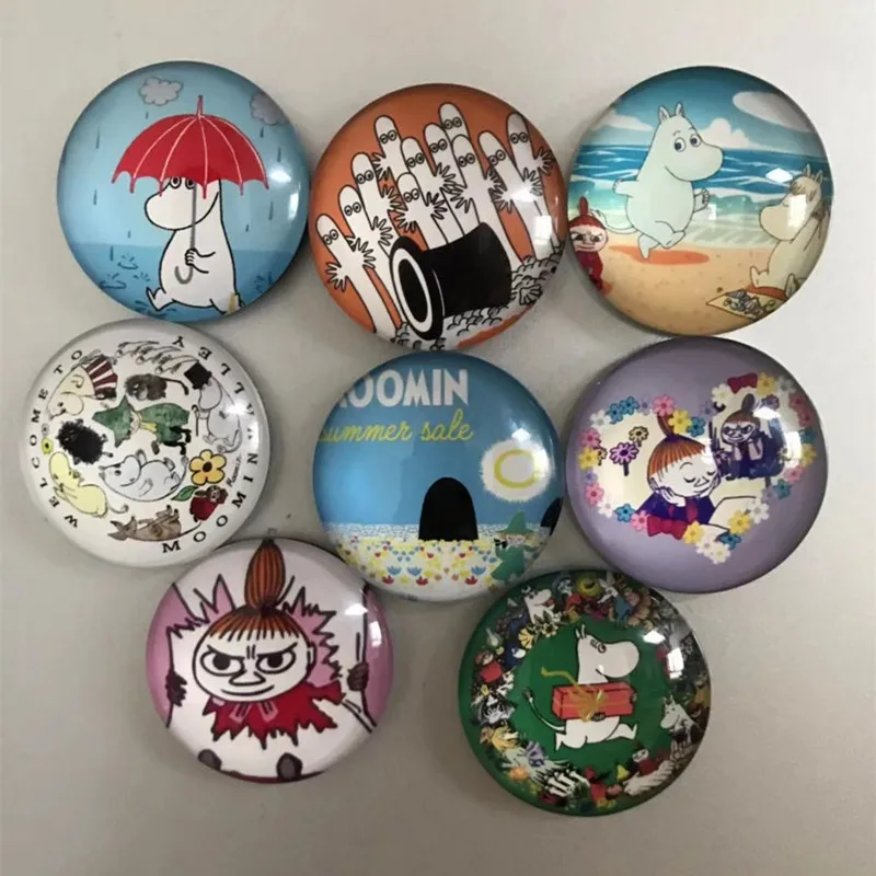 

Moomin Fridge stick Cartoon Refrigerator Affixed Mug Shape Magnetic Paste Imanes Para Refrigerador Magnets for Refrigerators
