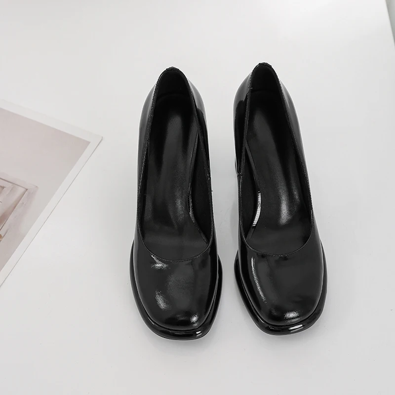 MORAZORA/ г., Новое поступление, летние вечерние свадебные туфли модные милые женские туфли на высоком каблуке с квадратным носком женские туфли-лодочки из натуральной кожи