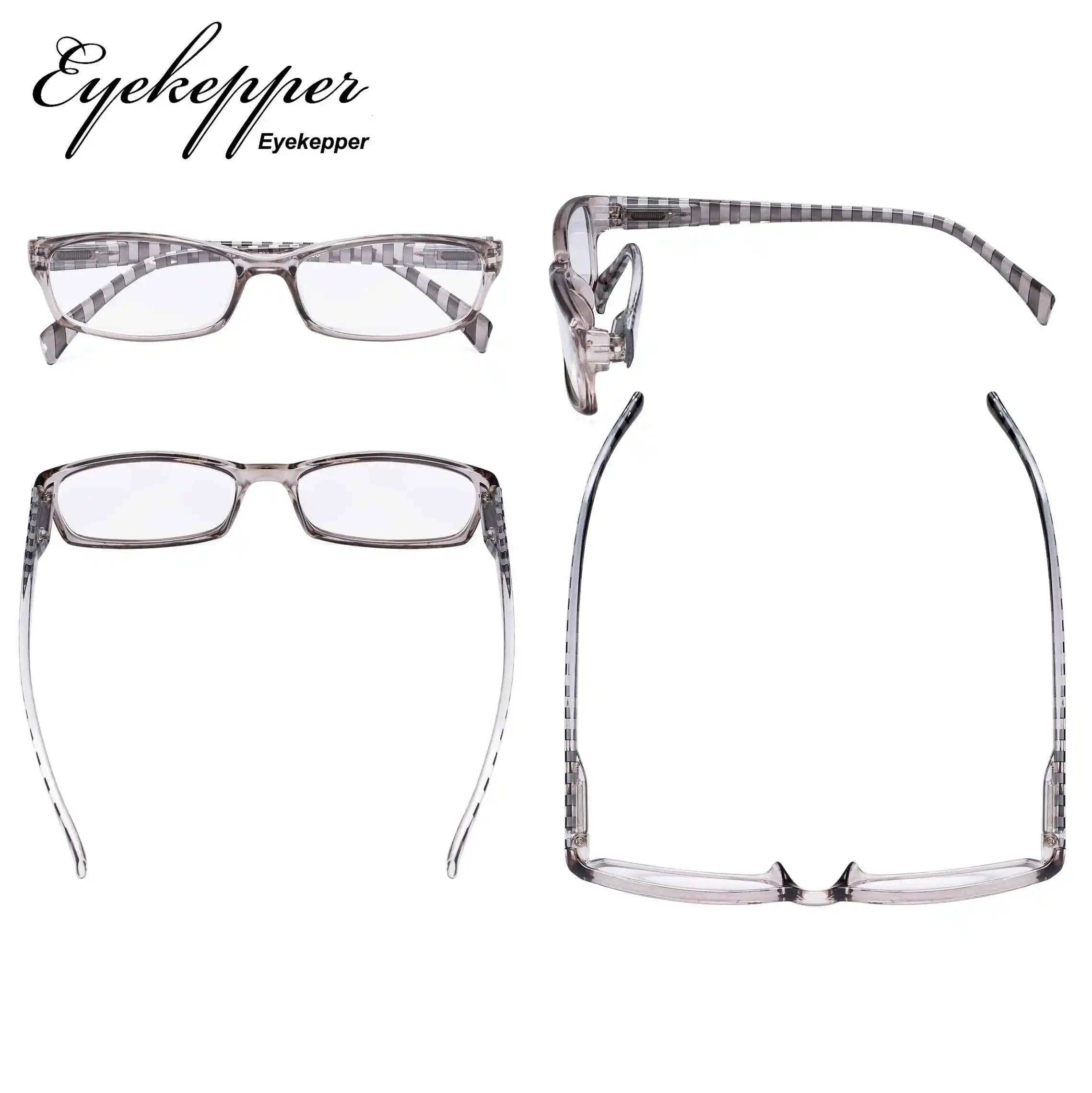 RT1803S-5pc-Mix Eyekepper женские очки для чтения-5 Пак женские Стильные Читатели с полосатыми дужками