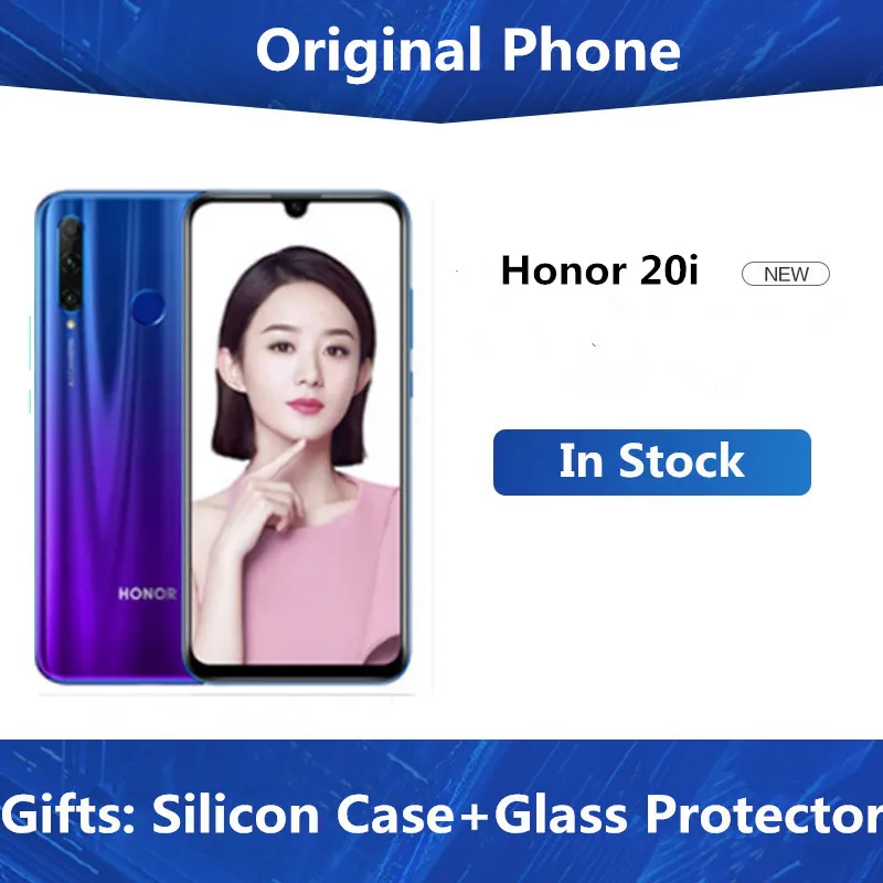 Сотовый телефон Honor 20i 4G LTE Kirin 710 Android 9 0 6 21 дюйма 2340X1080 ГБ ОЗУ 256 Гб ПЗУ МП
