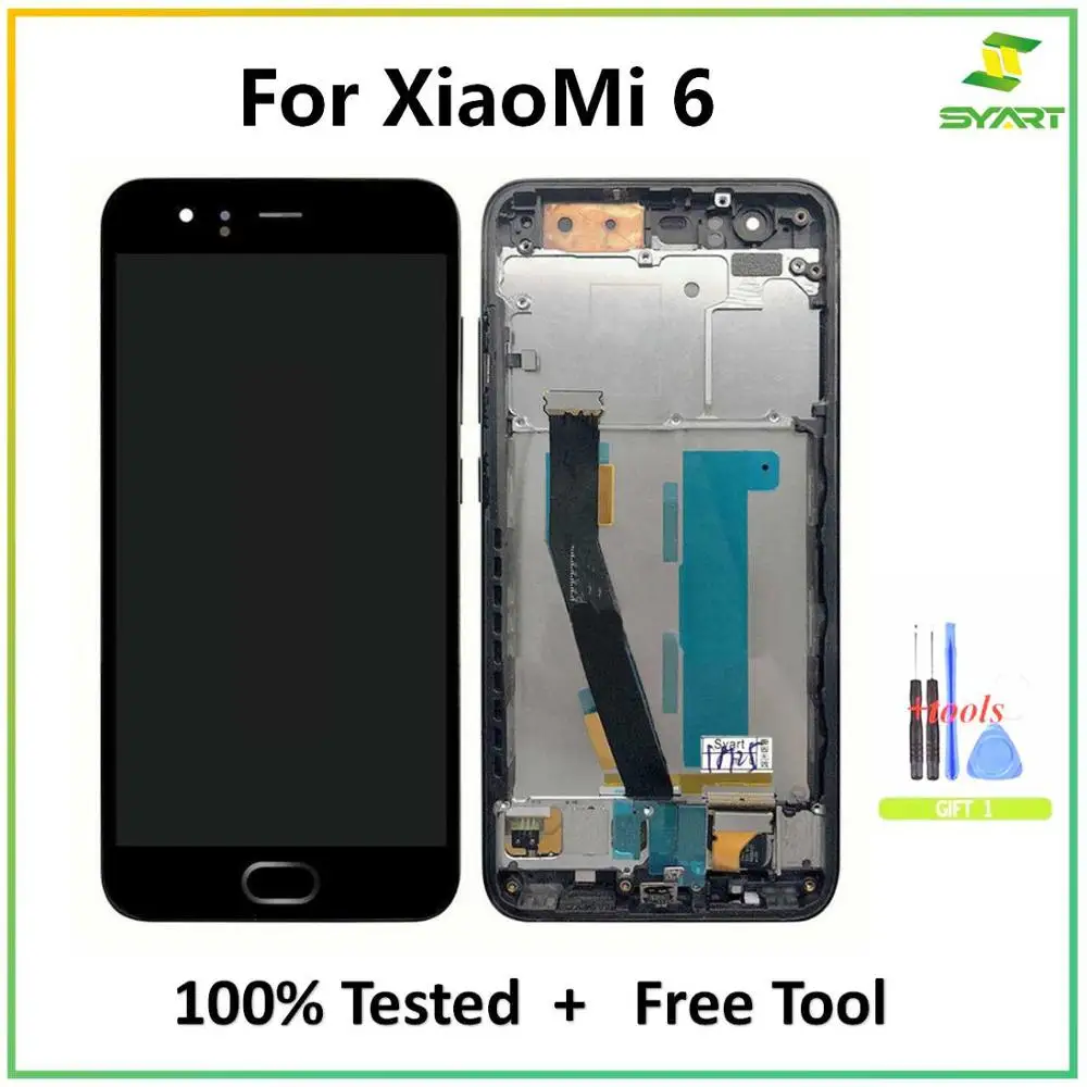 

LCD Display For Xiaomi 6 Mi 6 Mi6 LCD Display With Touch Screen Digitizer Assembly 5.15" Xiaomi Mi 6 LCD Replacement