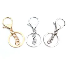 

5pcs/lot 30mm Lobster Clasp Hook For Jewelry Keyring Keychain Split Jewelry For Diy Jewelry Making Accessories