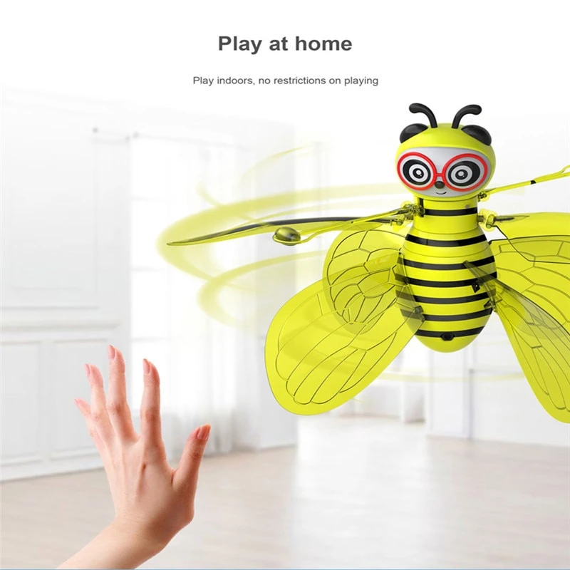 

Mini Infrared Bee Induction Airplane with Remote Control Sensor for Children