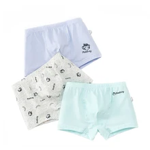 「 R& G 」 детские трусики 3 шт./партия хлопковые трусы нижнее белье для мальчиков трусы-боксеры с рисунком для детей