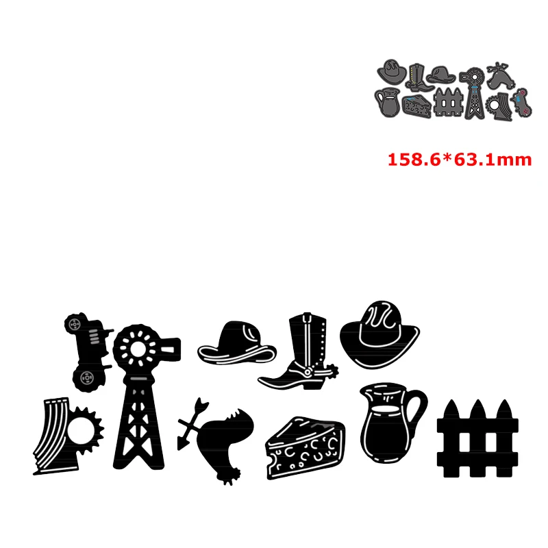 

metal cutting dies shoes hat cheese decoration diy Scrapbook paper craft knife mould blade punch stencils dies