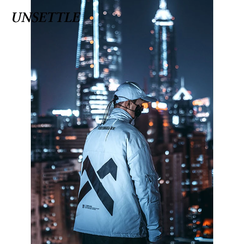 UNSETTLE 2019AW Мужская Уличная парка Мужские/Женские карго несколько карманов толстые теплые зимние куртки пальто Мужская ветровка