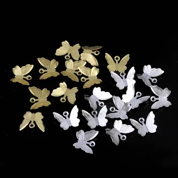 

Lacoogh 20PCS Copper Butterfly Pendant 10X13mm Sliver/Gold Color Nacklace Pendants For Diy Jewelry Accessories Making Wholesale