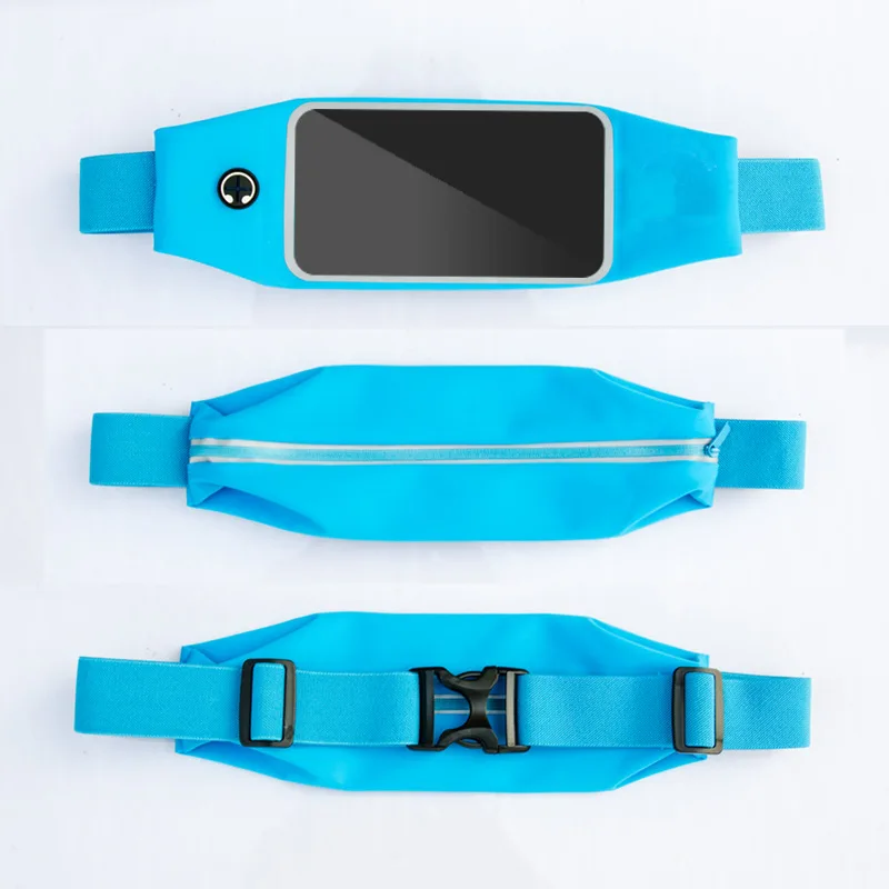 Wholesale New Style Running Bag Outdoor Waterproof Sports Running Riding Elasticity Lycra Hip Pocket