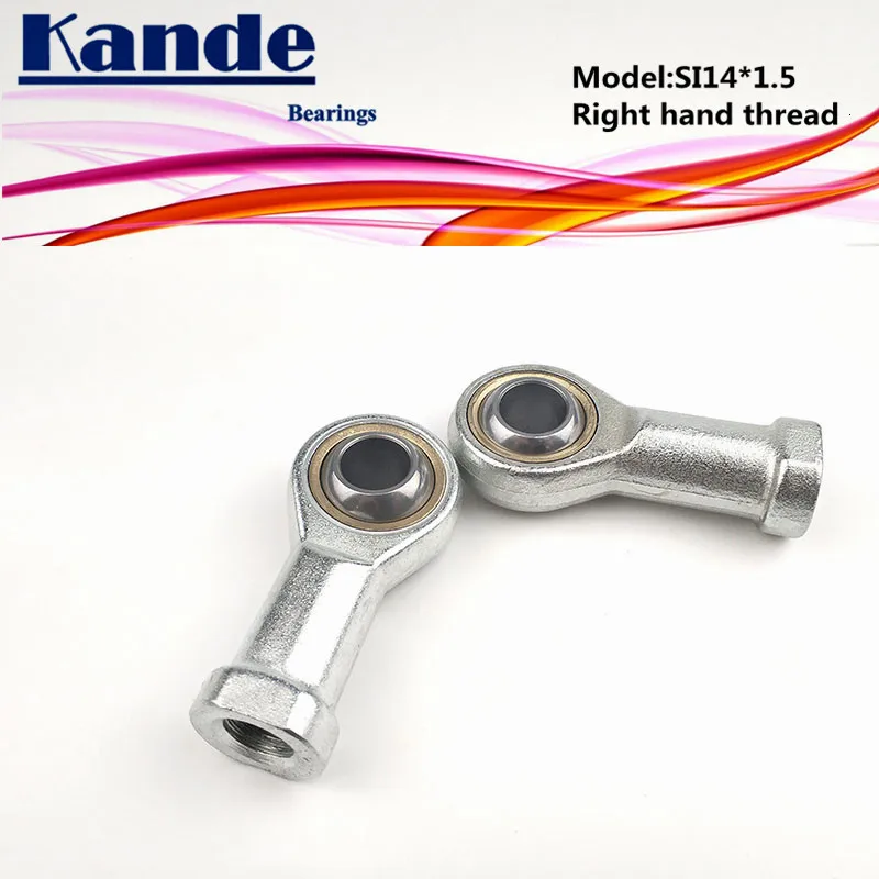 Kande подшипники 2 шт. тонкой нити SI14x1.5 SI14 M14x1.5 тонкой нити SI14T/Kx1.5 правая резьба SI14 * 1,5
