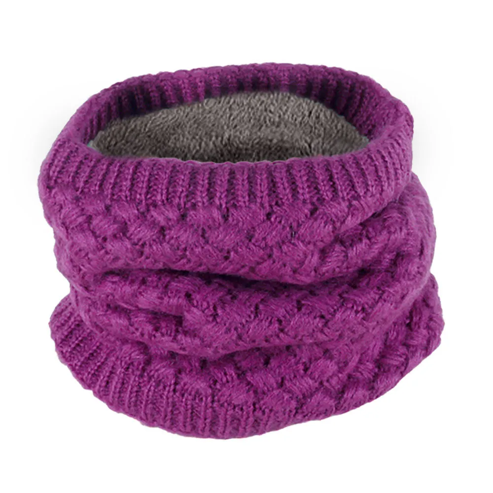 New Fashion Winter Scarf For Women Men General Baby Scarf Thickened Wool Collar Scarves Boys Girls Neck Scarf Cotton Unisex