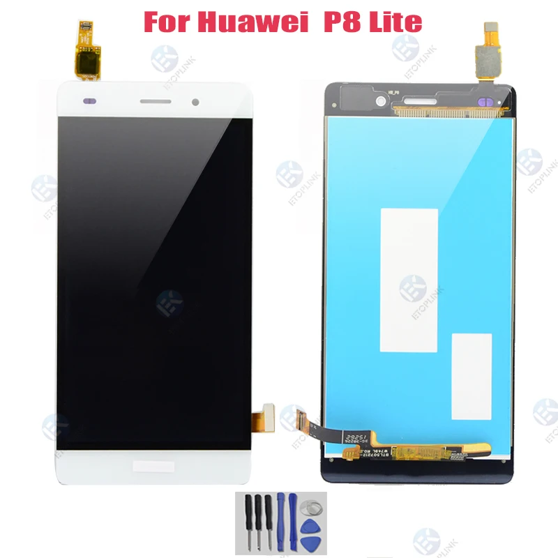 5 0 &quotдля Huawei P8 Lite 2015 LCD сенсорный экран дигитайзер сборка Рамка для Ascend ALE-L21