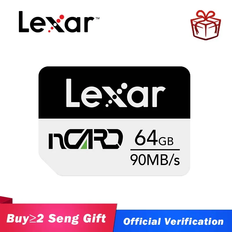 Нано карта памяти Lexar nCard 64 ГБ 128 256 4K флэш телефона макс. 90 фото для Huawei P30 Mate 20 слот