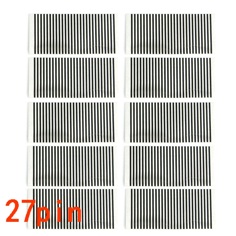 10PCS/lot Zebra Stripes Flexible Cable Train Paper For 27pin SHER-KHAN mobicar 1/2 LCD Display 27 PIN Remote Key | Автомобили и