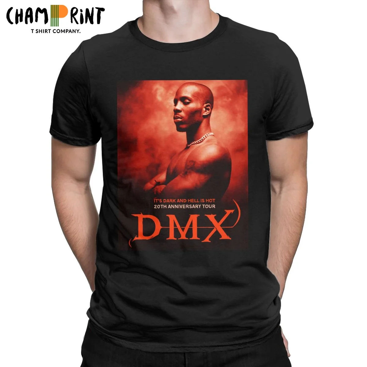 Досуг темного и Ада горячих DMX футболки для мужчин Эрл Simmons человек тьмы X
