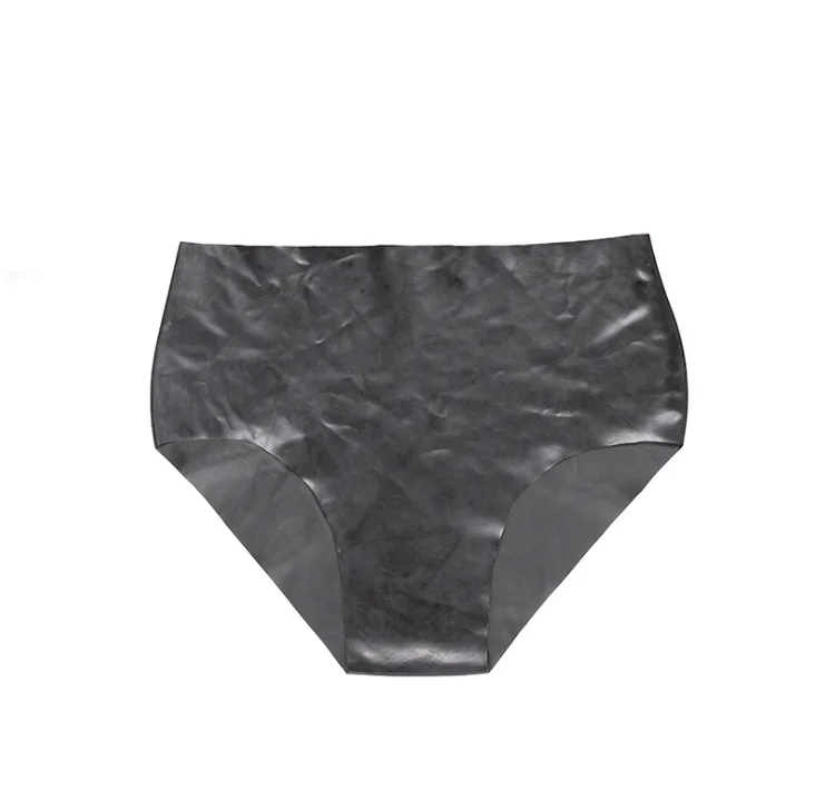 

Men’s Latex Underwear Natural Latex Fashion Men's Mould Black Latex Briefs Unique Underpants Fetish Costume