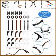 

Multiple Styles Non-slip Nose Pads Frame Glasses Flat Bridge Of Nose Unisex Half-Moon Glasses Cushions Glasses Accessories Set