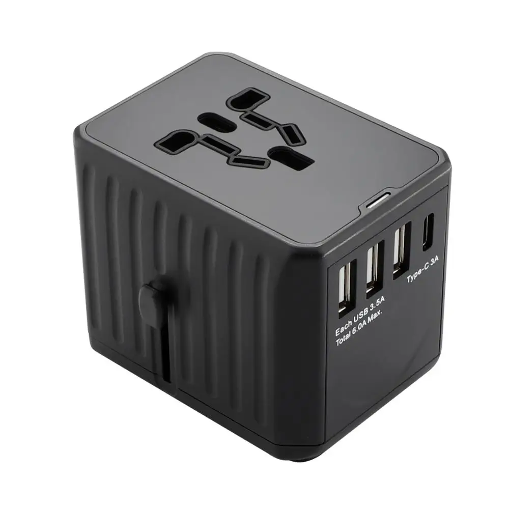 2 USB 1 Type-C NTON power Универсальный адаптер для путешествий Международный адаптер питания с type C Все-в-одном по всему миру настенное зарядное устройство для Великобритании/ЕС/Австралии/Азии - Цвет: 2 USB 1 Type-C