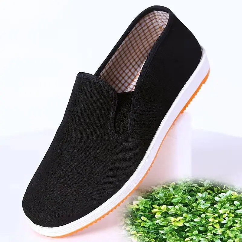 Casual Shoes Men's 2023 New Outdoor Light Canvas Walking Shoes Spring Autumn Men's Moccasin Antiskid Driving Shoes Large 45 4