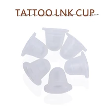 Мягкие чернила для татуировки колпачок пигмент силиконовый держатель Контейнер для микроблейдинга иглы аксессуары для татуировки поставка 400 шт