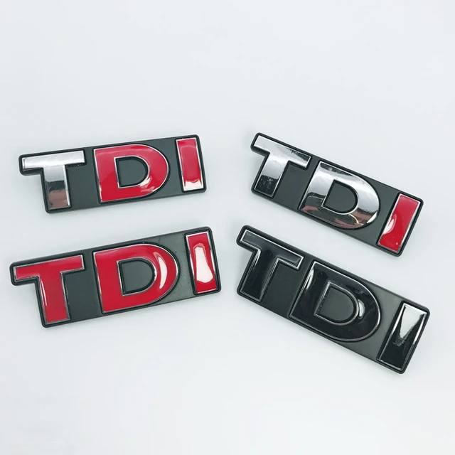 1pcs metal TDI car grill stickers Badge Auto Emblem Badge car styling for Volkswagen  Golf Passat Lamando SAGITAR MAGOTAN POLO - AliExpress