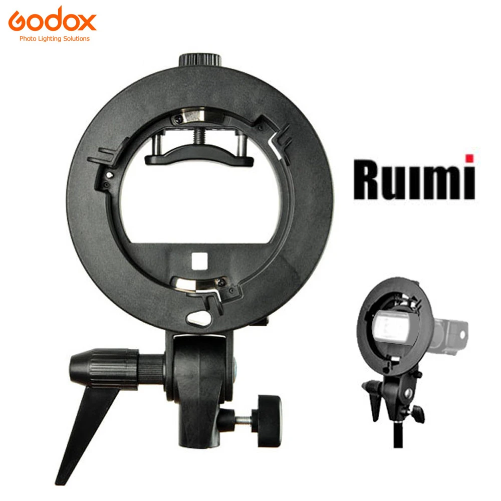 Godox S1 S-Type Durable plastics Bracket Bowens Mount Holder for Speedlite Flash Snoot Softbox Photo Studio Accessories