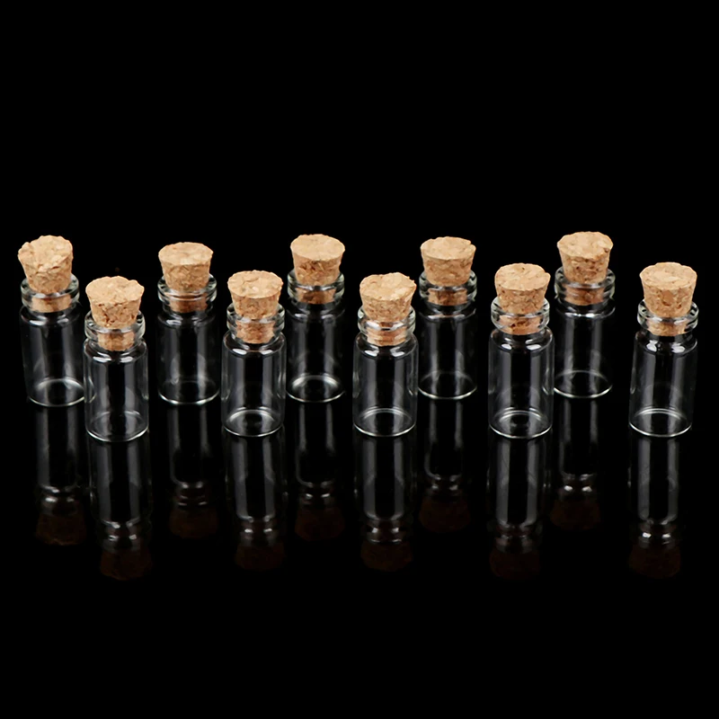 Jars Dollhouse Glass-Bottles Miniature Food-Storage Kitchen-Accessories 10pcs Display