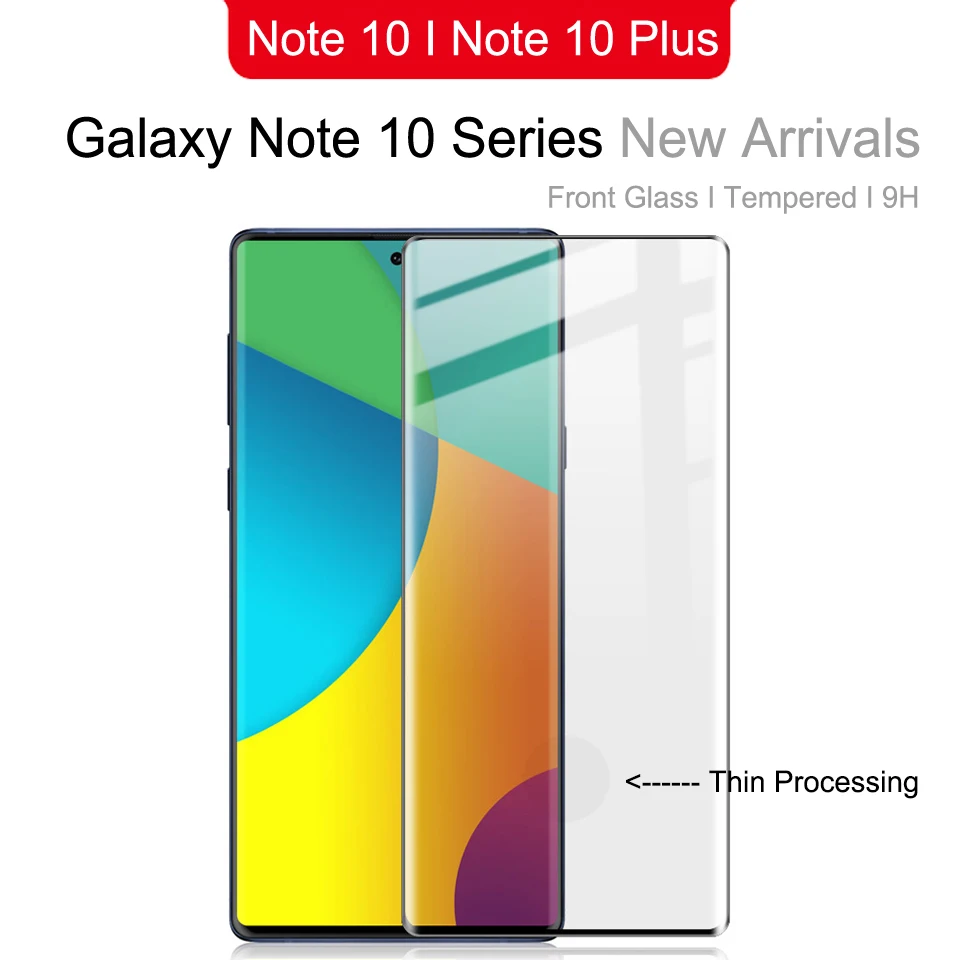 Стекло для Samsung Galaxy Note 10 Plus S10 5G Защитная пленка экрана телефона стеклянная +
