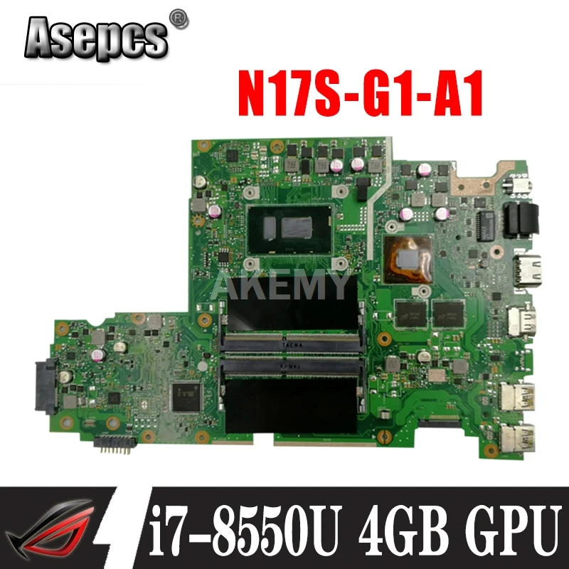Для For Asus X542U X542UR X542UQ X542UN X542URR X542UQR материнская плата для ноутбука Mainboard 100% тестовая