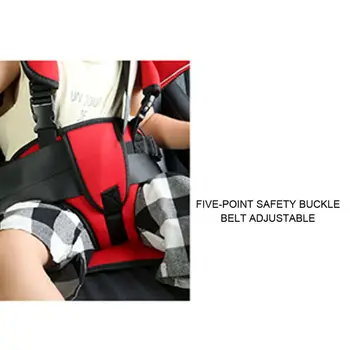 

Cute Bear Travel Baby Safety Seat Cushion with Safe Belt Mat Little Child Carry Car Safety Seat Pad, Cute Bear, Travel, Cushion,