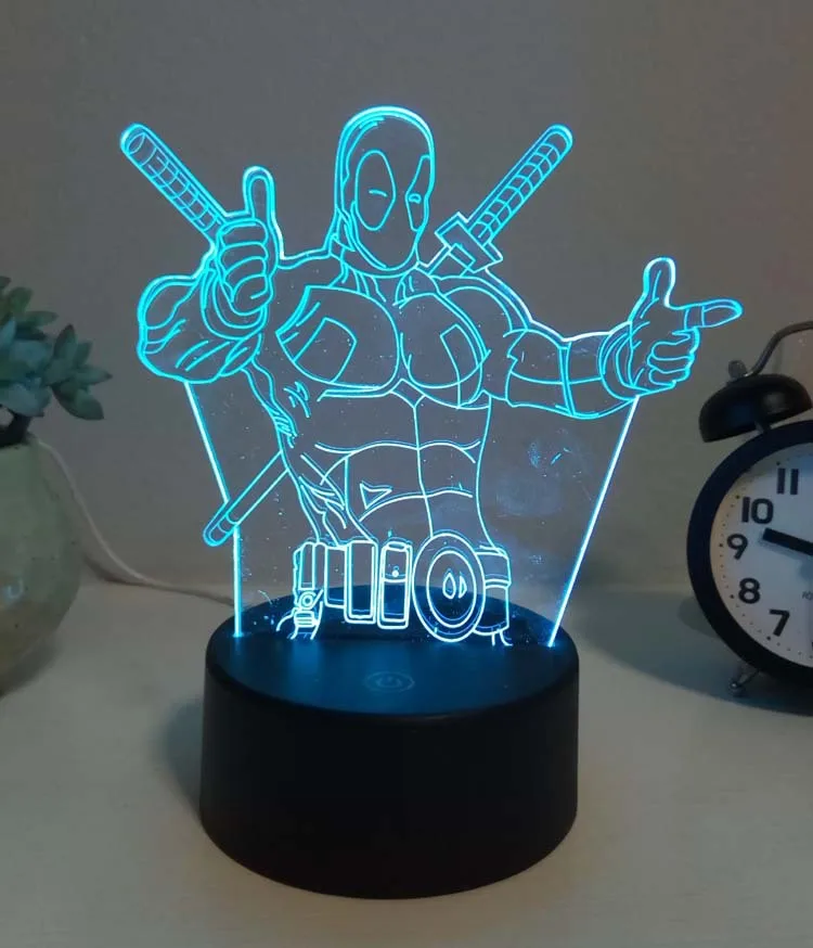 AliExpress для борьбы с большим количеством товаров Taobao, акриловый цветной сенсорный пульт дистанционного управления, подарок, светодиодный ночник