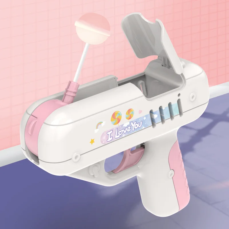 Pistola de piruleta para niños y niñas, juguete de regalo para Amiga
