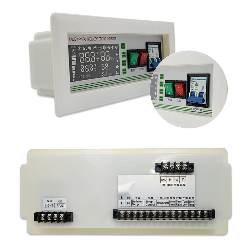 XM-18SD, автоматический инкубатор для яиц, цифровой светодиодный регулятор температуры, датчик температуры и влажности, контроллер для яиц