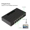 Gigabit Mini 5-Port Desktop Switch Fast Ethernet Network Switch LAN Hub RJ45 Ethernet and Switching Hub Shunt ► Photo 2/6