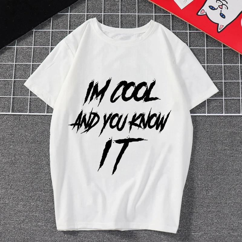 Новая женская одежда с надписью «I Am Cool» в стиле Харадзюку, забавная винтажная модная уличная одежда, спортивный костюм с надписью «I Am Free», женская футболка