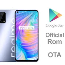 DHL Fast Delivery Realme Q2 5G Smart Phone Dimensity 800U Octa Core 6GB RAM 128GB ROM Fingerprint Face ID 6.5" 120HZ 48.0MP