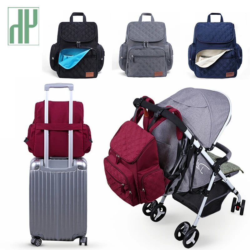 

Mommy Diaper Bags Mother Large Capacity Travel Nappy Backpacks with changing mat Convenient Baby Nursing Bags