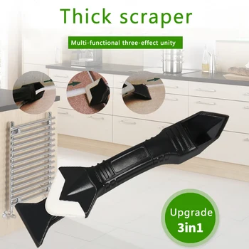 

Plastic Durable No Thorns Wearproof Solvent-resistance 3 In 1 Sealant Angle Scraper Silicone Grout Caulk Tool Kit Set Remover