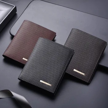

Deabolar Hot New Style Short Wallet Men's Business Embossed Cool Two-Fold Anyway-Wallet