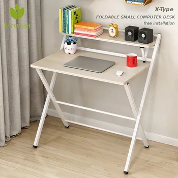 

Simple Foldable Computer Desk Free Installation Laptop Desk Portable Folding Office Writing Table Save Space for Students Study