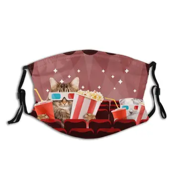 

protective mask with filter Uppercase Cat Lowercase Cat anti dust PM2.5 reuse adult teen child girl