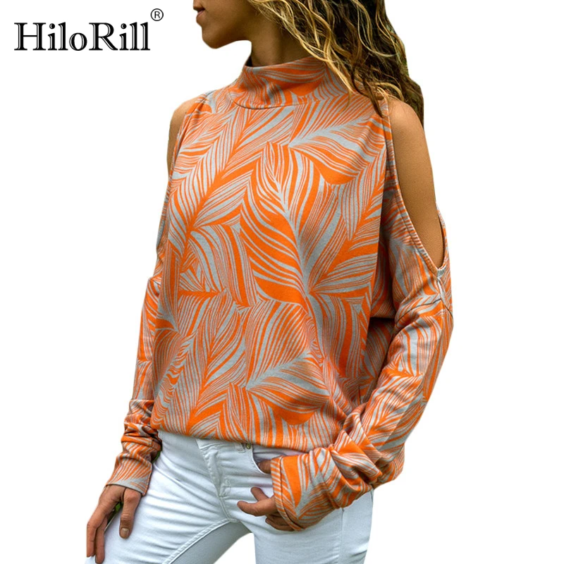 cold shoulder turtleneck top