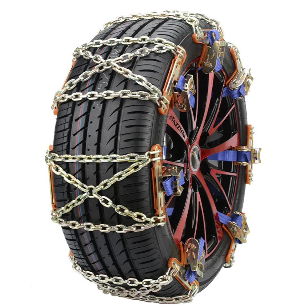 

Steel Safe Ice Strap X Shaped Emergency Snow Chain SUV Car Anti Skid Tire Mud Truck Universal Winter