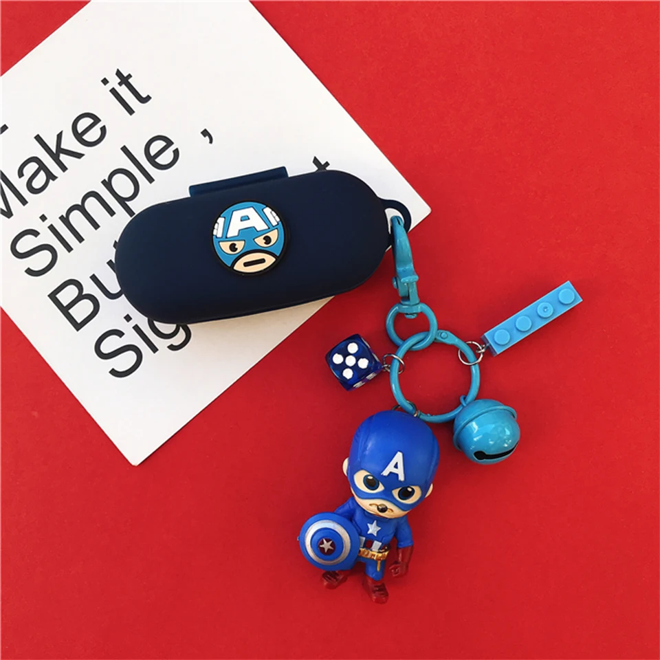 I Высокое качество 3D мультфильм силиконовый чехол для huawei FreeBuds для Honor Flypods Lite Молодежная версия наушники защитный Брелок «Обложка» - Цвет: I