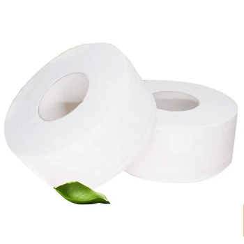 

450g 1 Roll Of Toilet Paper Jumbo Roll Toilet Paper 3-Ply Wood Pulp Roll Paper No Harmful Additives For Home Shopping Mall