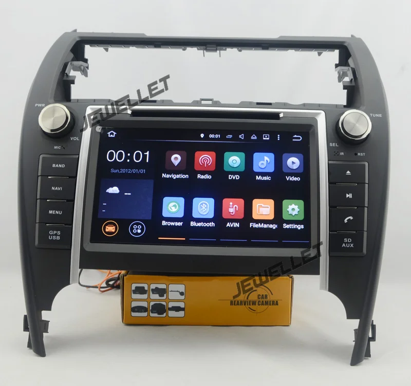 Восьмиядерный ips экран Android 9 0 автомобильный DVD gps Радио навигатор для 2012 2016 Toyota Camry