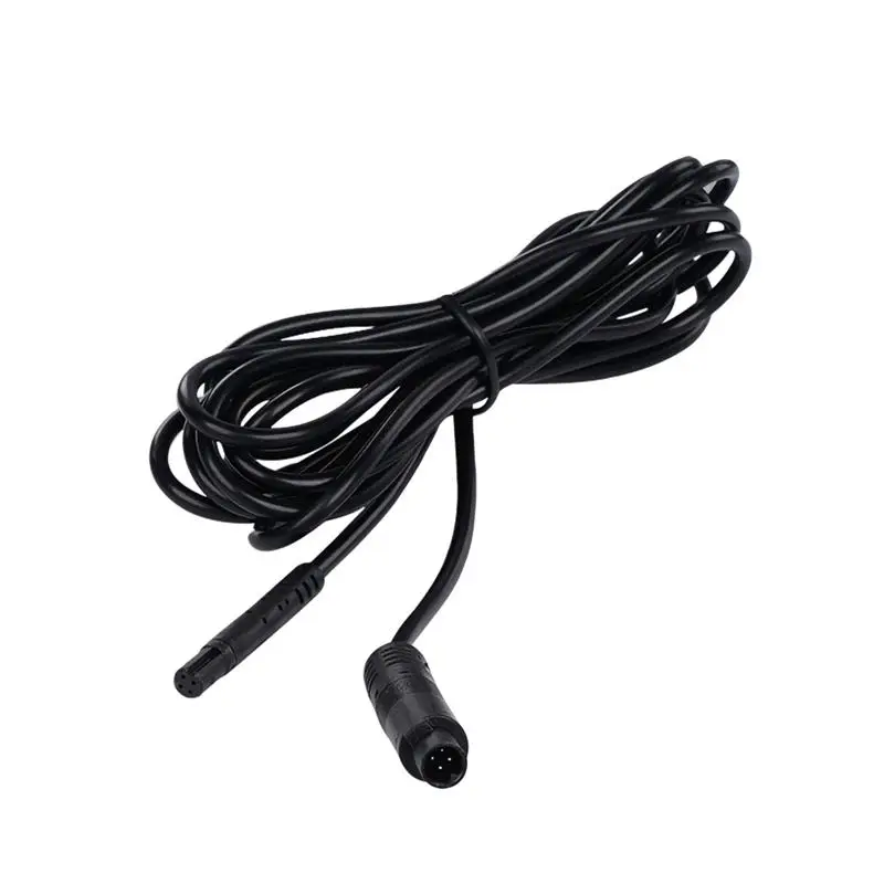 Car Dash Rear Camera Extension Cable 2M Vehicle Backup Reverse Cam 4-pin Extension Wire Cord Truck Camper Trailer Bus Van Car