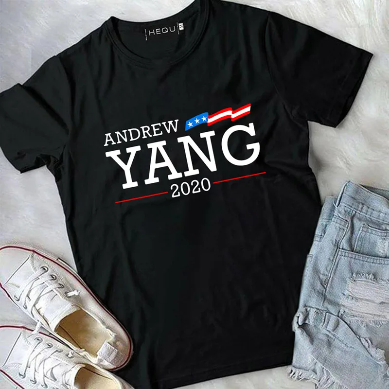 Мужская футболка Эндрюс Ян Freedom Dividend Yang2020 Humanity First Awesome художественная Футболка с принтом
