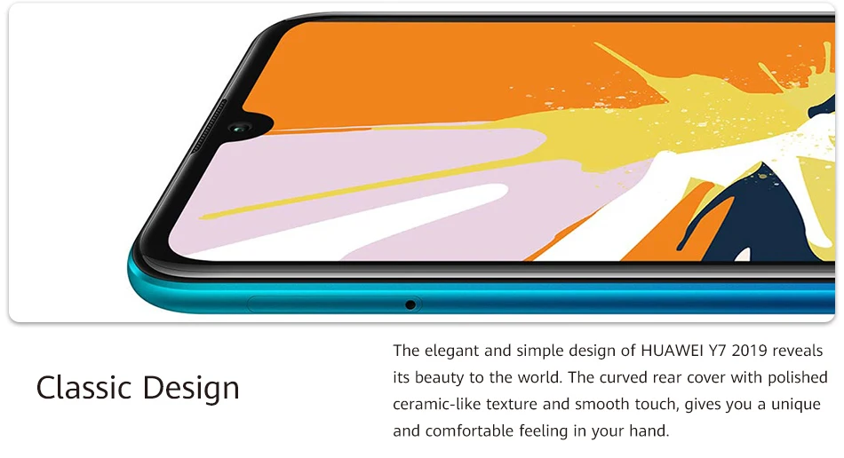 Смартфон huawei Y7 Pro, глобальная версия, 4 ГБ, 64 ГБ, Восьмиядерный процессор Snapdragon 450, мобильный телефон, аккумулятор 4000 мАч, экран 6,26 дюйма